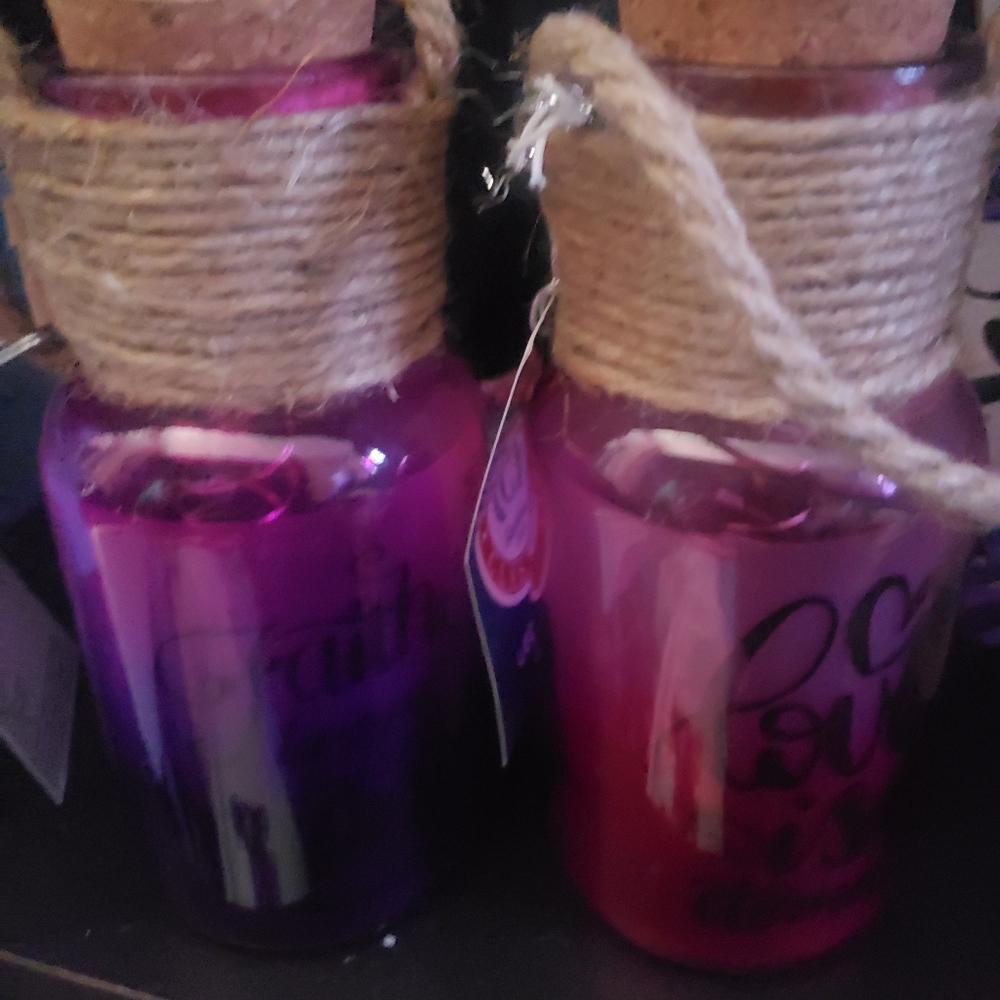 Jar with lights